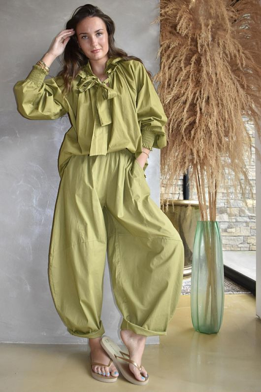 Paloma Poet Blouse Olive /24/20 Pre order 1 week 